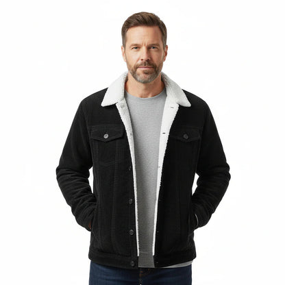 Men's Classic Fleece Lined Corduroy Jacket